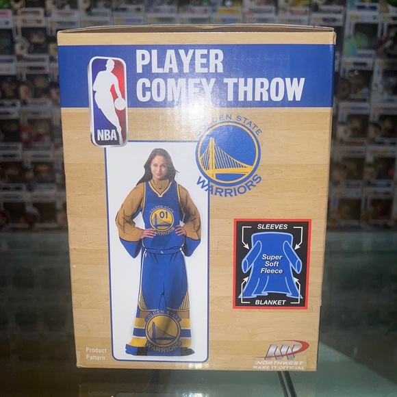 NBA Official Player Comfy Throw Golden State Warriors  New - Picture 2 of 6